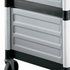 Thumbnail image #1 for Cambro BC340KDP480 Single Shelf Panel Set for KD Utility Cart, 31-5/8" x 17-3/4" x 11-3/4", Speckled Gray