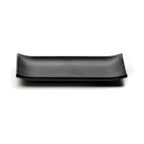 Thumbnail image #1 for G.E.T. Zen - EGS JWTR19-B Rectangular Black Melamine Tray, 9"L x 3-3/4"W x 7/8"H Case of 6