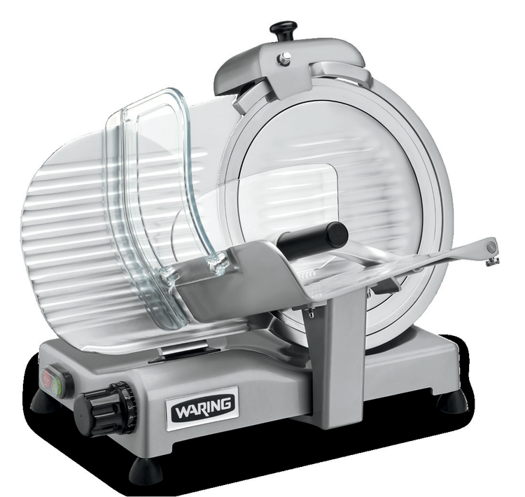 Product image #6 for Waring Commercial WCS300SV 12-Inch Medium-Duty Countertop Electric Food Slicer, Horizontal Manual Feed, Silver