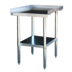 Thumbnail image #1 for Blue Air FSE LLC ES3072 Heavy-Duty Equipment Stand, 72"W x 30"D x 27-3/4"H, 16-Gauge 430 Stainless Steel Top, Adjustable Galvanized Undershelf