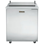 Thumbnail image #1 for Traulsen Dealer's Choice UST3212-L Compact Prep Table Refrigerator, 1-Door Left-Hinged, Low-Profile Flat Cover, 32" Wide