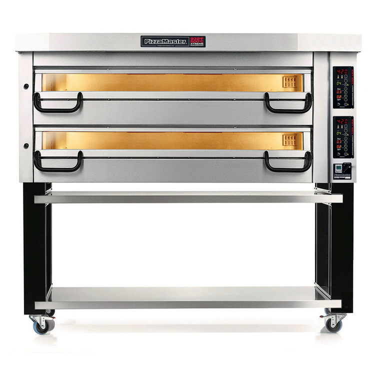 Product image #5 for PizzaMaster PM 742ED 2-Deck Electric Pizza Deck Oven with Ceramic Clay Stones