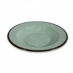 Thumbnail image #1 for G.E.T. Vintage California-Mojave - EGS DB878M-H Melamine Pasta/Soup Bowl, 12 oz, 9 in. Round, Green, Crackled Texture Case of 6