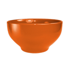 Thumbnail image #1 for International Tableware Cancun CA-44-O Footed Ceramic Bowl, 44 oz, 7" Round, Orange 1 Dozen
