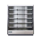 Thumbnail image #1 for MVP Group LLC Hydra-Kool KGV-MO-3-R Refrigerated Open Merchandiser, 5-Tier, Remote Refrigeration, Gray, 75.3"W x 31"D x 77.7"H