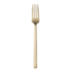 Thumbnail image #1 for Libbey Elexa Satin Or 763 027 Dinner Fork, 8-3/8", 18/0 Stainless Steel, Satin Champagne Gold Finish