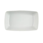 Thumbnail image #1 for G.E.T. Infinity - EGS B264105-WS/CH Rectangular Melamine Bowl, 72 oz., Two-Tone White Speckle and Chocolate, 10-3/8" x 6-1/4" x 3" Case of 3