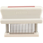 Thumbnail image #1 for AllPoints Foodservice Parts & Supplies 1371460 Meat Tenderizer, 48-Blade, 3-Row, Red Beef-Coded, with Protective Cover