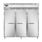 Thumbnail image #1 for Continental Refrigerator Designer Line D3RNSA Three-Section Reach-In Refrigerator, Solid Hinged Doors, Self-Contained Top-Mounted Refrigeration