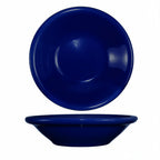 Thumbnail image #1 for International Tableware Cancun CAN-11-CB Ceramic Fruit/Monkey Dish, 5 oz, 4-3/4" Diameter, Cobalt Blue Case of 3 Dozen
