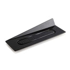Thumbnail image #1 for JB Prince Silikomart RB433 B Rectangular Reusable Plastic Single-Serve Tray, Black, 5.5"W x 1.5"D