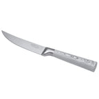 Thumbnail image #2 for Mikasa Hospitality Axel 5318213 9-Inch Steak Knife, White Faux Pakkawood Handle, Fine Edge 1 Dozen