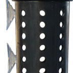 Thumbnail image #1 for Steril-Sil Company PN1 Perforated Plastic Dispensing Cylinder with Suction Cup Mount