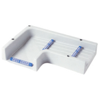 Thumbnail image #1 for SPG International Iss ORDSTAGL Molded Plastic Order Stager, Left-Handed, 3 Divider Bars, 21-1/4" x 30" x 6"