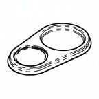 Thumbnail image #1 for G.E.T. Frilich 3133810 Replacement Stainless Steel Drip Tray for Elegance Juice and Milk Dispensers