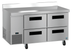 Thumbnail image #5 for Hoshizaki Steelheart 60-Inch Two-Section Worktop Refrigerator with 4 Drawers