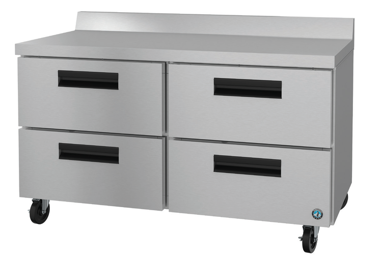 Product image #6 for Hoshizaki Steelheart 60-Inch Two-Section Worktop Refrigerator with 4 Drawers, 15.1 Cu. Ft.