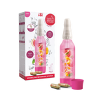 Thumbnail image #1 for iSi® Twist'n Sparkle Virtuoso 10951901 Soda Siphon Set, Pink, 1-Liter Refillable PET Bottle, Silicone Sleeve Case of 6