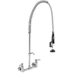 Thumbnail image #1 for AllPoints Foodservice Parts & Supplies 561541 Wall-Mount Pre-Rinse Faucet Unit, Low-Lead, Wall Bracket & Spring