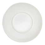 Thumbnail image #1 for Vertex China Elements E-205-C Round China Plate, 11-1/4" with 5-1/2" Well, Petite Portion, Matte White 1 Dozen