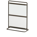 Thumbnail image #2 for Cal-Mil Logan 25203-811-13 Round Metal Tabletop Sign Holder, 9"W x 4.5"D x 12.5"H Case of 6