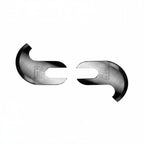 Thumbnail image #1 for Alfa International HOB 84141 Open-End Food Cutter Knives for Hobart 8414, 14-Inch Bowl, Stainless Steel, Set of 2