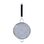Thumbnail image #1 for Thunder Group SLSTN5310PB 10" Single Medium Mesh Stainless Steel Strainer with Black Plastic Handle Case of 24