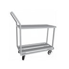 Thumbnail image #1 for Renfro Industries Inc. RISTATCR2036 . Aluminum Channel Bus Cart, 20"W x 36"L, 1,200 lb Capacity, 2 Shelves