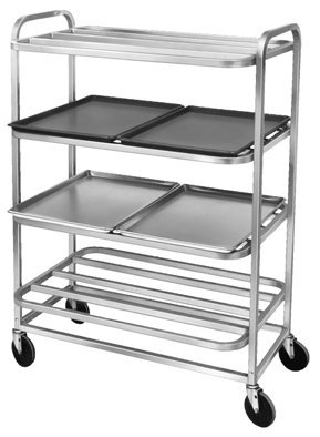 Product image #8 for Channel SM-4 Aluminum Mobile 4-Shelf Spot Merchandiser Display/Universal Rack