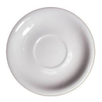 Thumbnail image #1 for Vertex China Ansel AV-SL2 6-Inch Round Porcelain Saucer, Stacking, Bright White Case of 3 Dozen