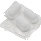 Thumbnail image #2 for JB Prince Silikomart M512 W 8-Cavity Silicone Pillow Mold with Cutter, White, 12 x 7 in