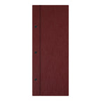 Thumbnail image #1 for Risch CMBFF-VIENNA 4.25X14 Wave-Patterned Chicago Menu Board, 4.25 x 14 in, Hardback Binder, Black Screwposts Case of 25