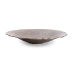 Thumbnail image #2 for Mikasa Hospitality (Lifetime Brands, Inc.) Chic 5315225 11" Round Deep-Rim Porcelain Plate, Bronze Floret Case of 12