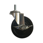Thumbnail image #1 for CAC China ACWS-CB Commercial Shelf Casters, 5-Inch, With Brakes Case of 24