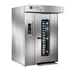 Thumbnail image #1 for Empire Bakery Equipment LFR-1G Roll-In Rack Oven, Gas or Oil Fired, Single Rack, Digital Programmable Controls, Mechanical Rack Lift