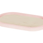 Thumbnail image #1 for Cal-Mil Blonde 22379-712-108 Oval Serving Tray, 7 x 12 in, Maple Wood with Blush Rim Case of 6