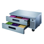 Thumbnail image #2 for Dukers Appliance Co., USA Ltd. DCB52-D2 . Refrigerated Chef Base, 52-1/2"W, 2 Drawers, Side-Mounted Self-Contained Refrigeration