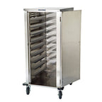 Thumbnail image #1 for Lakeside Manufacturing Elite 5620 Enclosed Stainless Steel Meal Delivery Cart, Single Door, 1 Compartment, 20-Tray Capacity, 15" x 20" Trays