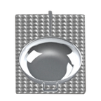 Thumbnail image #1 for TableCraft Products CW1034BRS Stainless Steel Hot Food Template, Brushed Finish, 13-1/2" x 21-5/8"