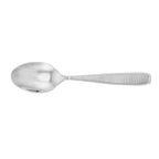 Thumbnail image #1 for Steelite International Walco, Mastaba WLMAS01 Teaspoon, 6-1/4", Grooved Handle, 18/10 Stainless Steel, Mirror Finish Pack of 1 Dozen