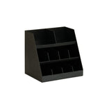 Thumbnail image #2 for Cal-Mil 24068-13 Napkin & Silverware Holder, 10 Compartments, ABS Plastic, Black, 16"W x 12"D x 15"H