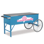 Thumbnail image #1 for Gold Medal Products 3150SSF Cotton Candy Machine Cart, Blue, Flat-Top Stainless-Steel Spacer, Two 20-Inch Wheels