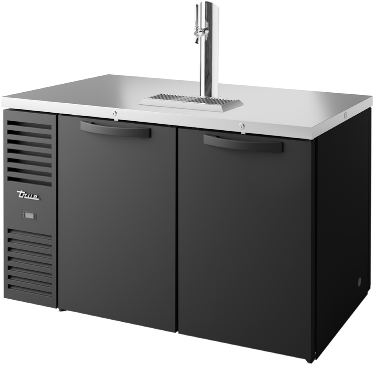 Product image #5 for True Pass-Thru Single-Zone Refrigerated Draft Bar Cooler, 60-Inch, 4 Doors, 1 Beer Column