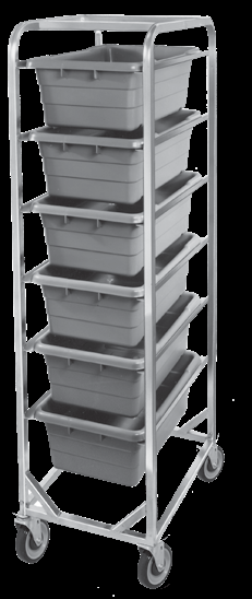 Product image #6 for Channel Manufacturing Heavy-Duty Aluminum End-Load Lug Rack with Casters