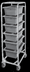 Thumbnail image #6 for Channel Manufacturing Heavy-Duty Aluminum End-Load Lug Rack with Casters