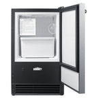 Thumbnail image #2 for Summit Commercial Summit Appliance BIM26 Drain-Free Crescent Ice Maker, 15 lb/day, Stainless Steel Door, 15 in Wide