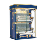 Thumbnail image #2 for Rotisol USA MasterFlame MF975-4G-LUX Gas Countertop Rotisserie Oven, 8–12 Chicken Capacity, 4 V-Shaped Spits