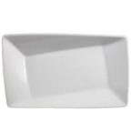 Thumbnail image #1 for Vertex China Ventana AV-LS8H Rectangular Twist Plate, 8-1/2 x 5 in, High Profile, Rolled Edge, Bright White, Glossy Case of 2 Dozen