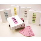 Thumbnail image #1 for Stanton Trading 3GCR-ASSORTED Coat Room Check Tickets, Cardboard Triplicate, Assorted Colors