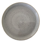 Thumbnail image #1 for Tableware Solutions USA Rustics by Continental 29FUS335-08 11-1/2" Round Coupe China Plate, Grey, Rolled Edge Case of 12